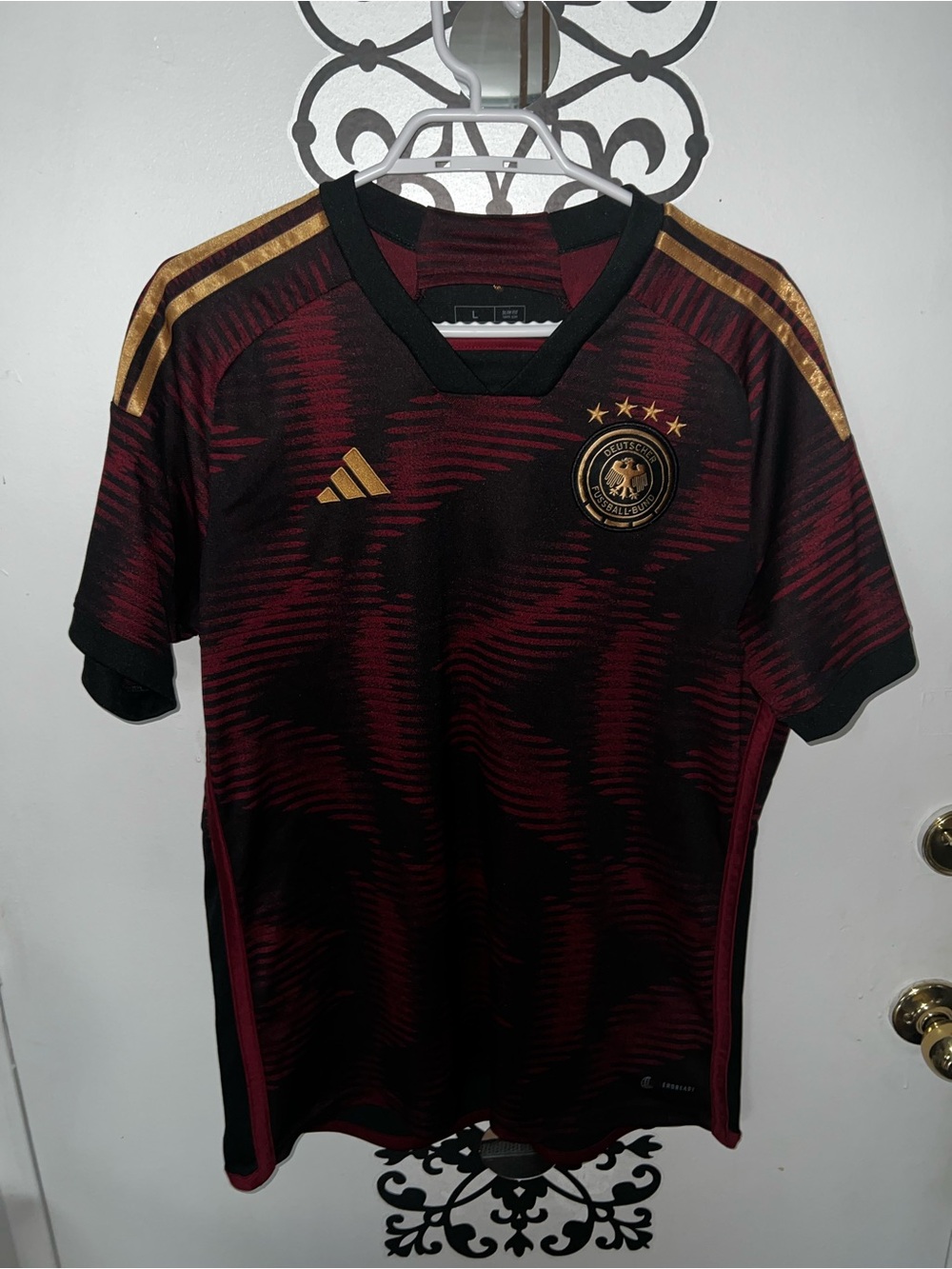 Authentic Adidas Germany 2022 Away Kit